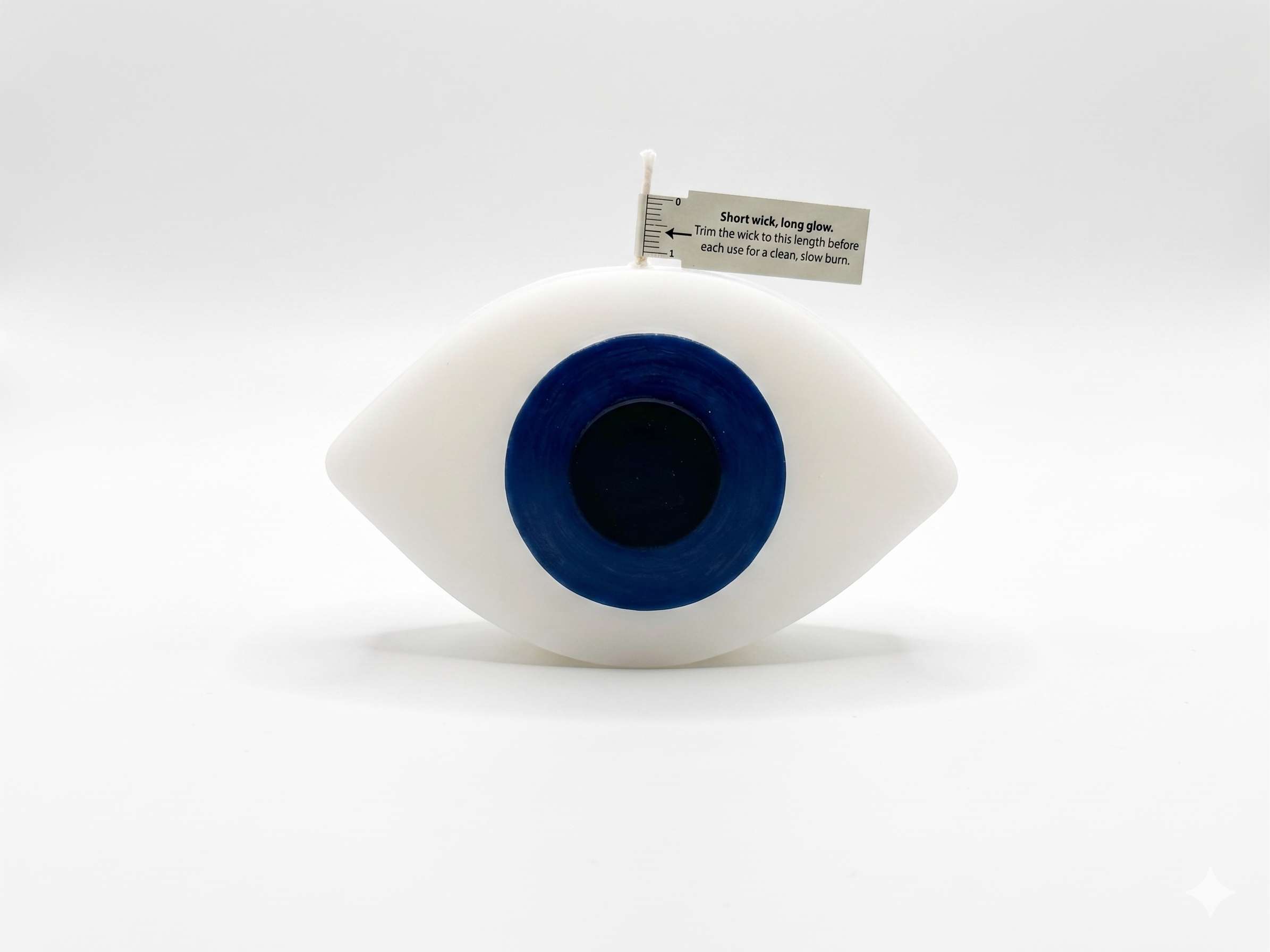 Sculptural Nazar Evil Eye Candle
