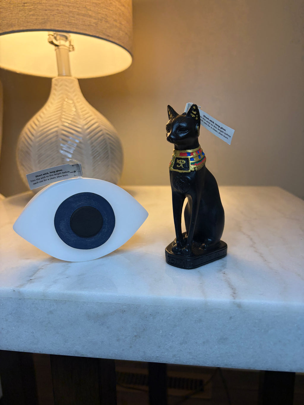 The Ultimate Protection Duo (Bastet & Evil Eye Candles)