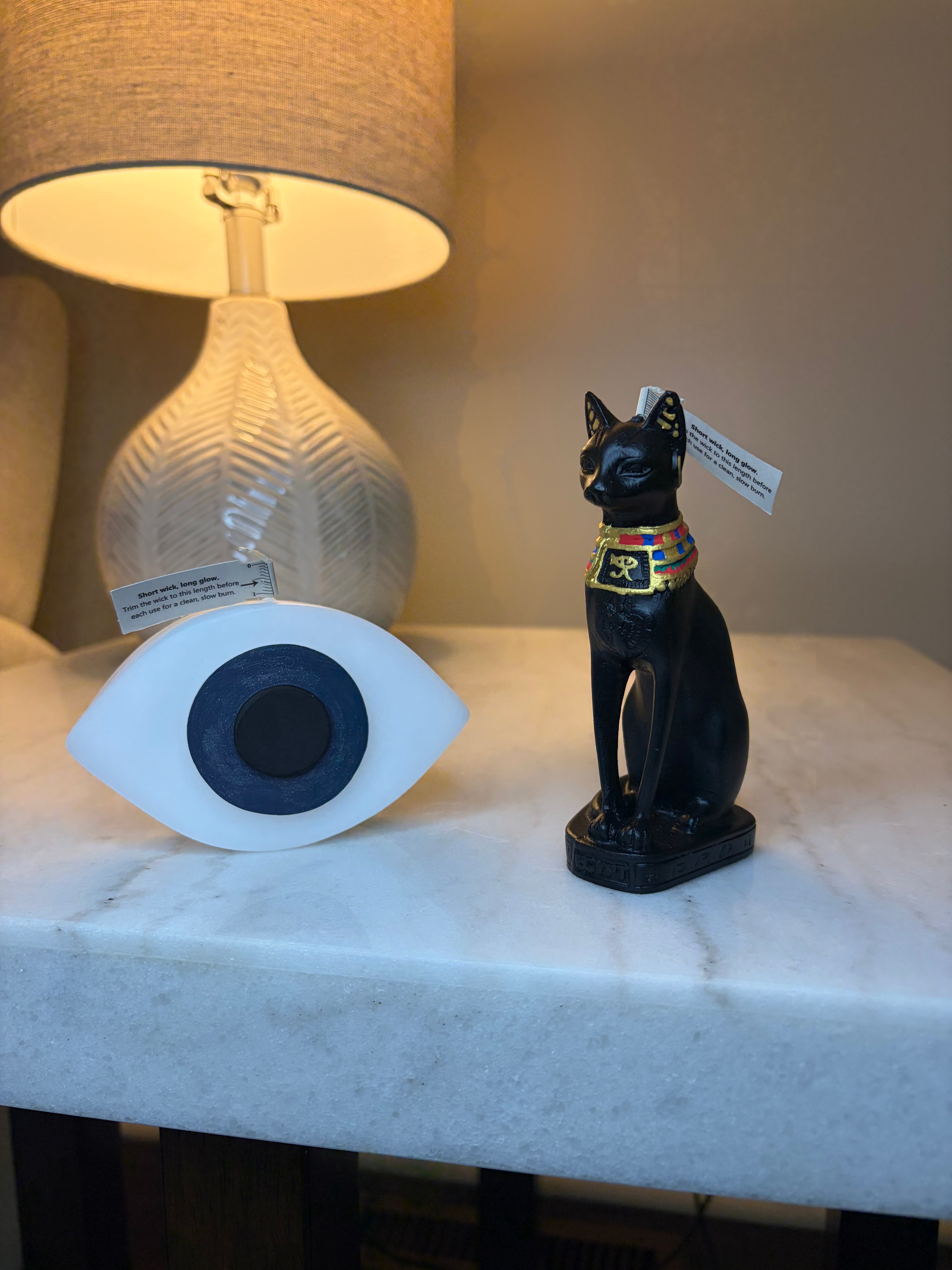 The Ultimate Protection Duo (Bastet & Evil Eye Candles)
