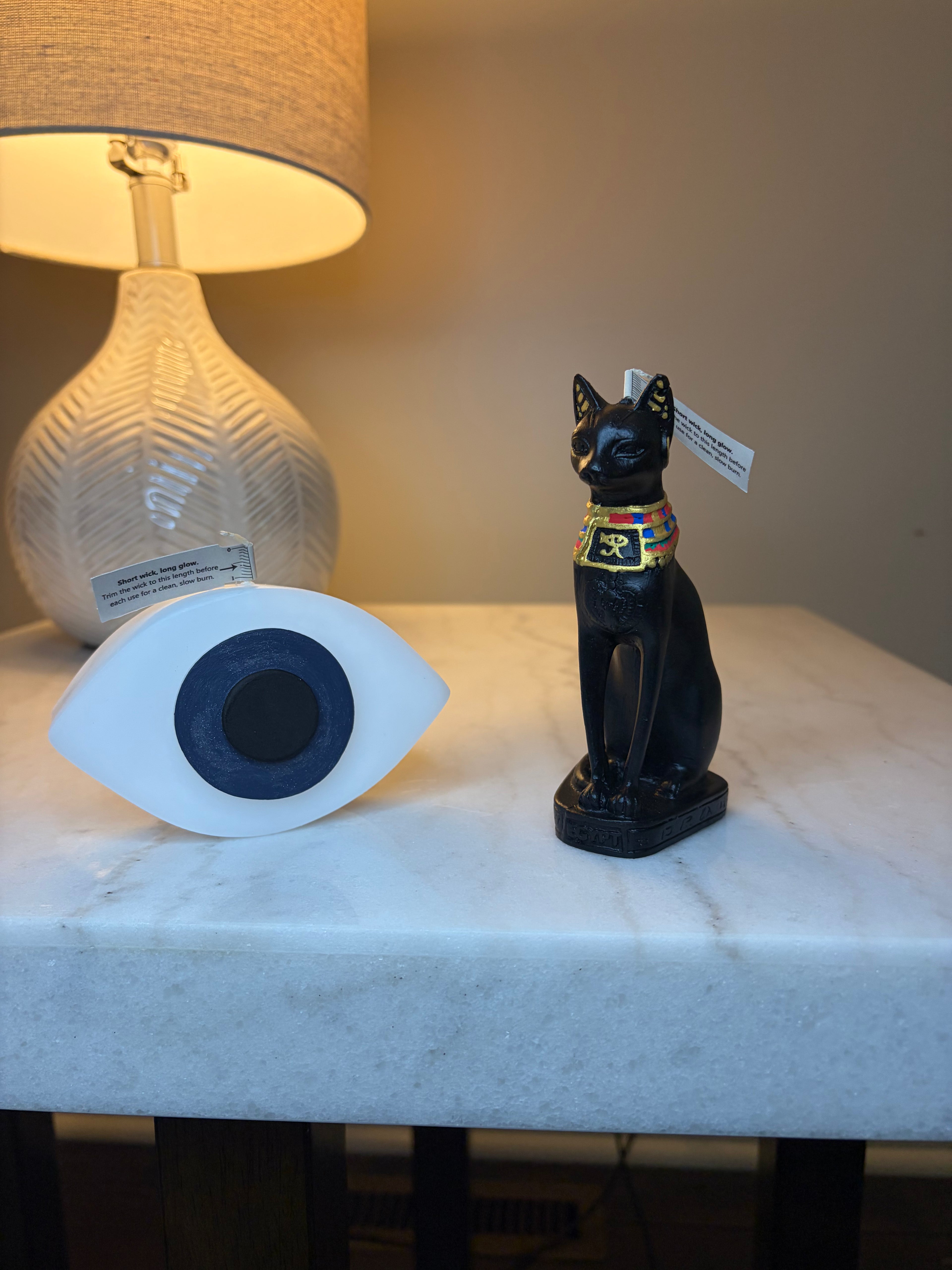 The Ultimate Protection Duo (Bastet & Evil Eye Candles)