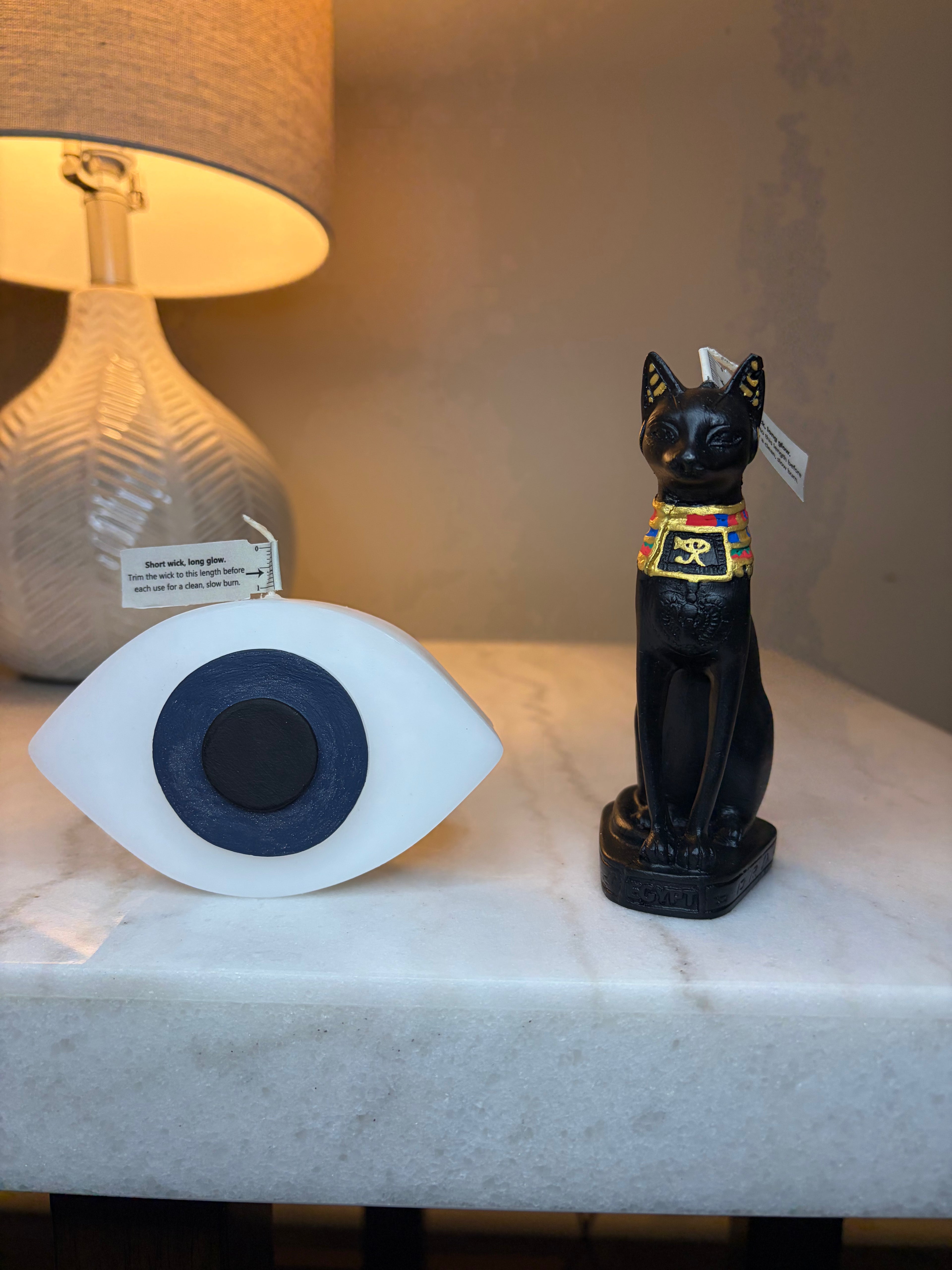 The Ultimate Protection Duo (Bastet & Evil Eye Candles)