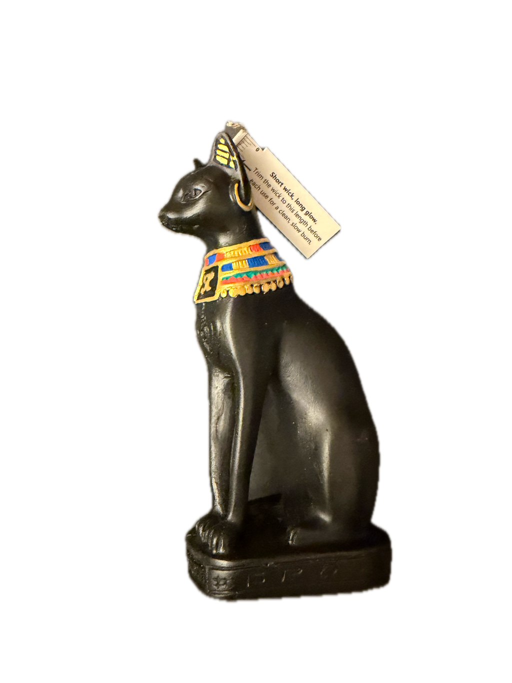 Bastet Goddess Sculpture Candle