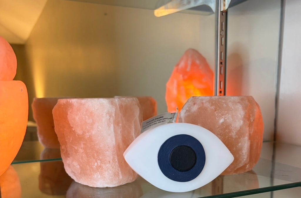 Sculptural Nazar Evil Eye Candle | Spiritual Protection Home Decor