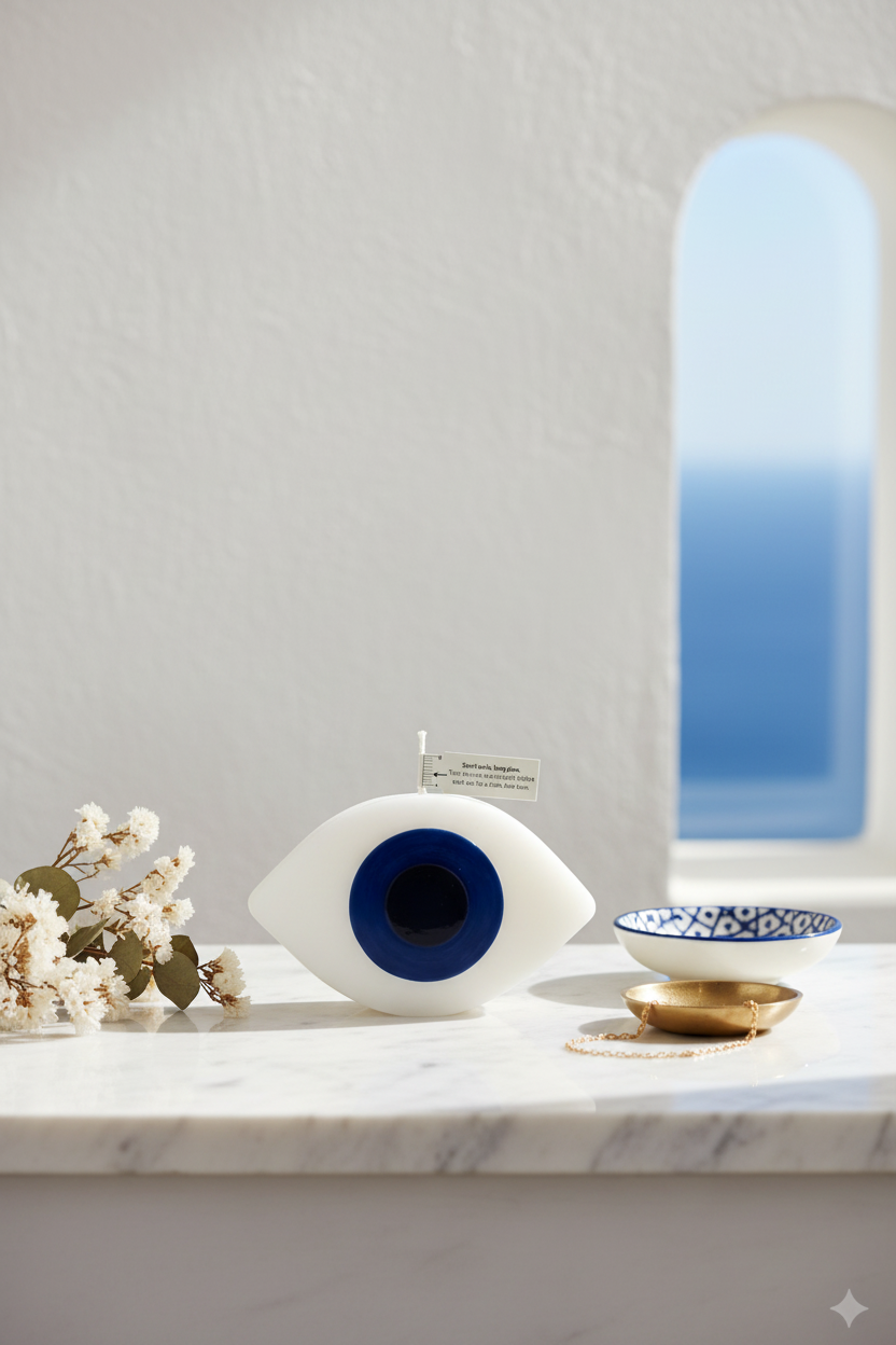 Nazar Evil Eye Candle - Lifestyle